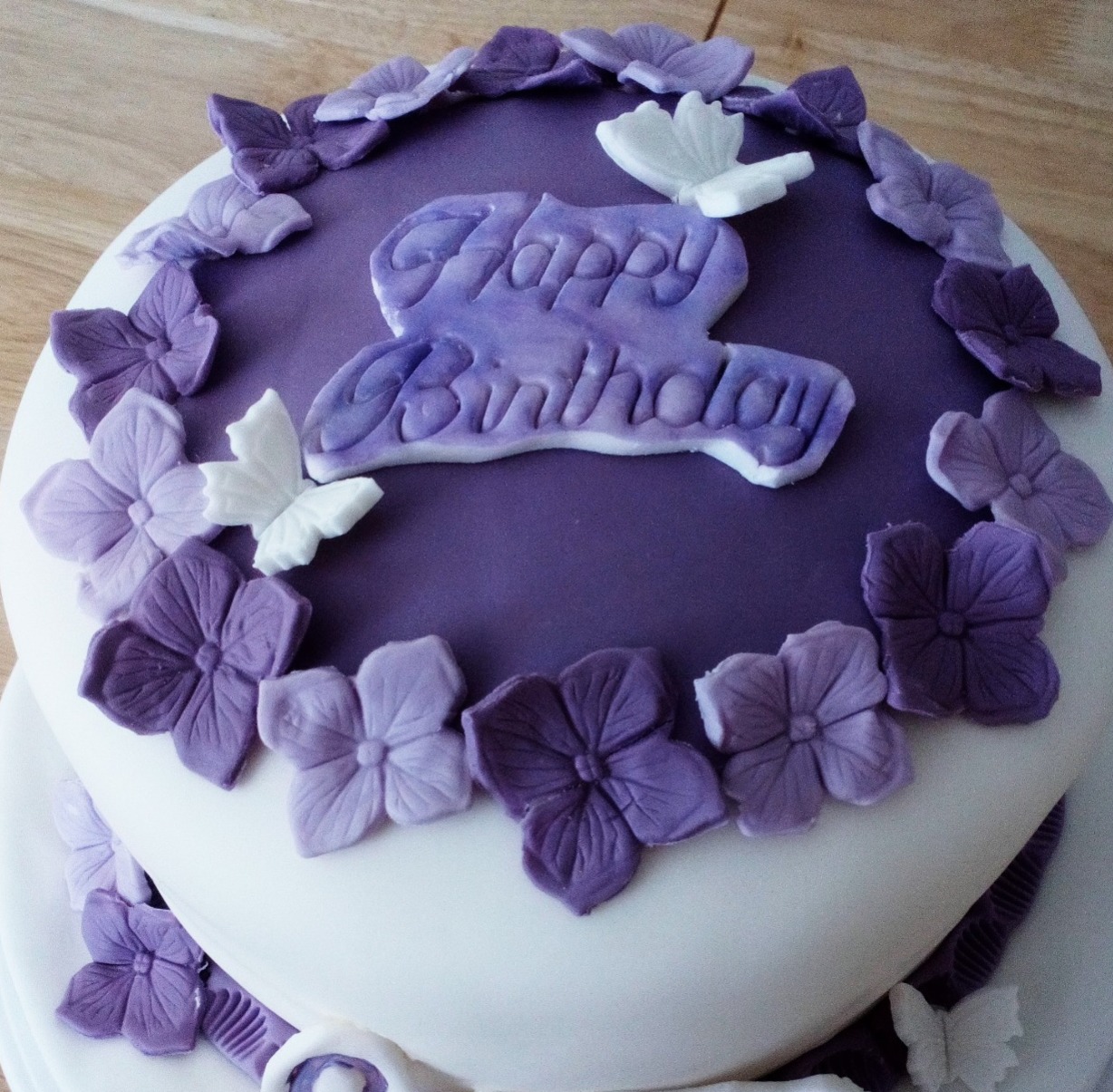 elegant purple ladies birthday
