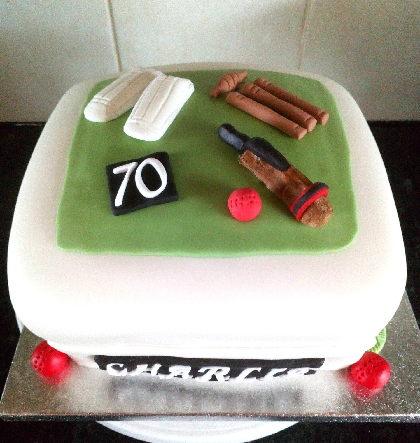 Mens Golf inspired birthday cake