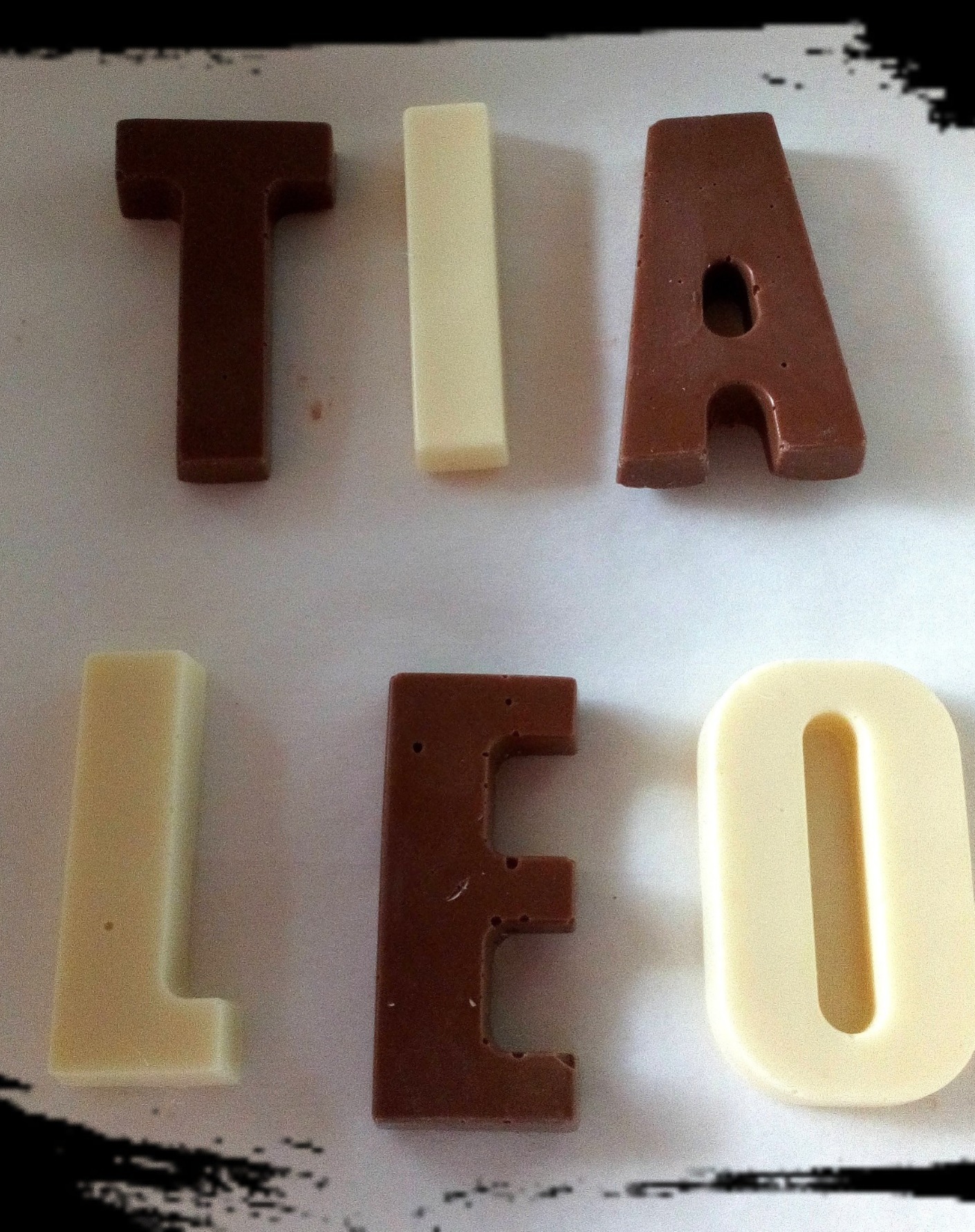 Chocolate Tia and Leo names