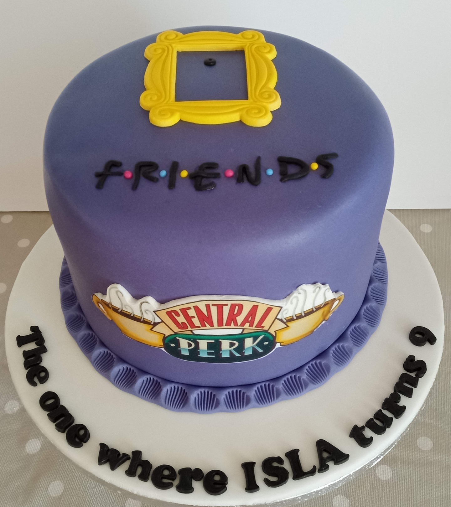 "friends" inspired birthday cake