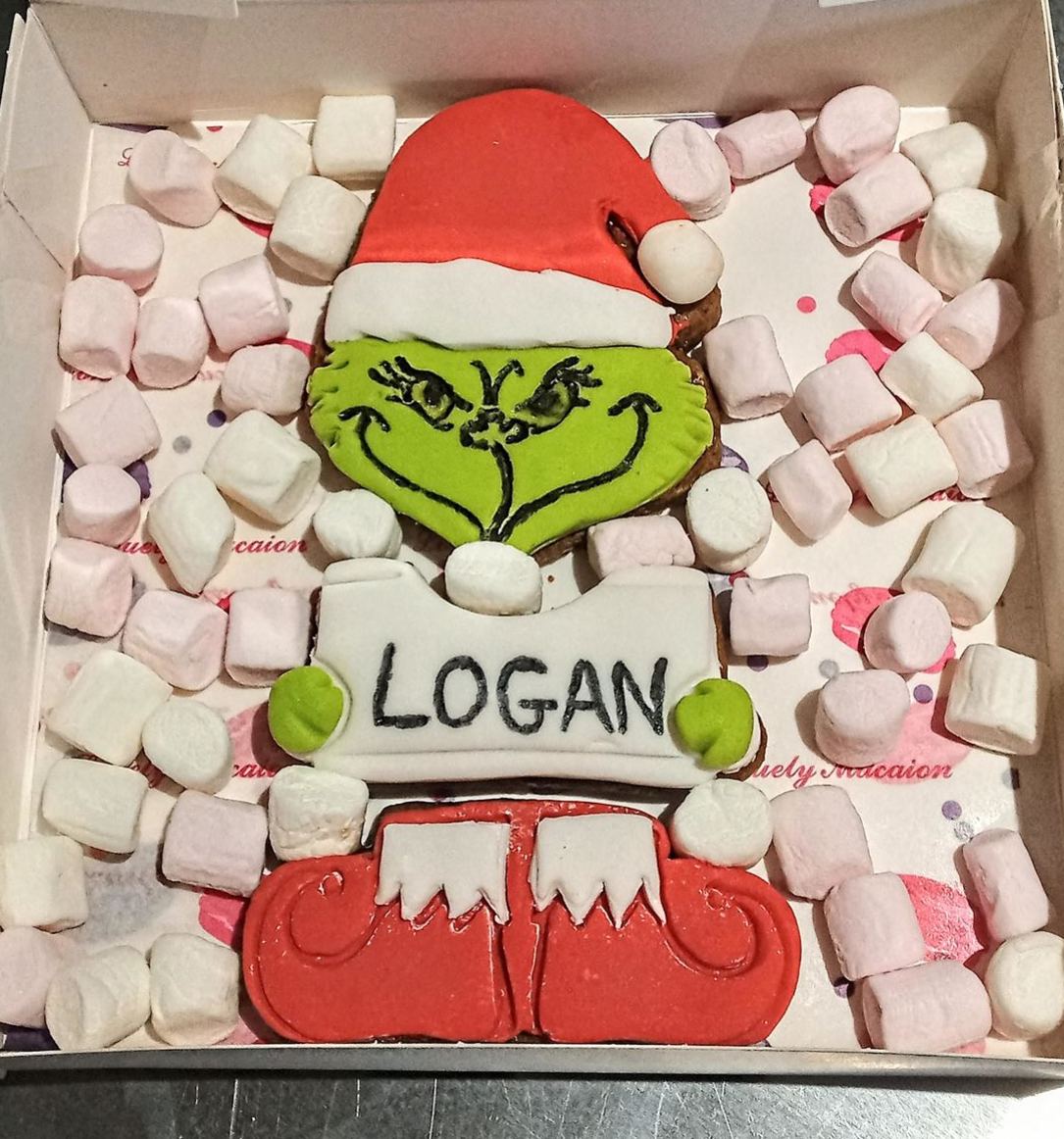 Personalized Grinch in a box