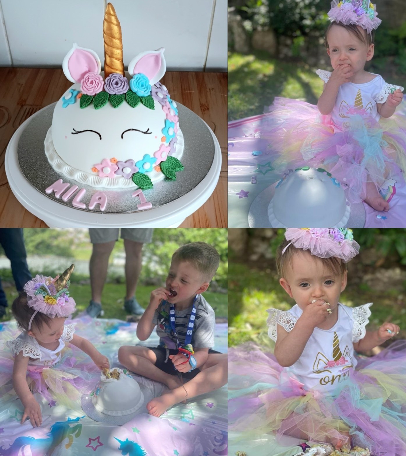 Smash cake pictures