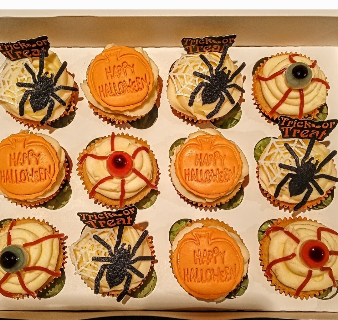 Assorted Halloween cupcakes - minimum order of 4