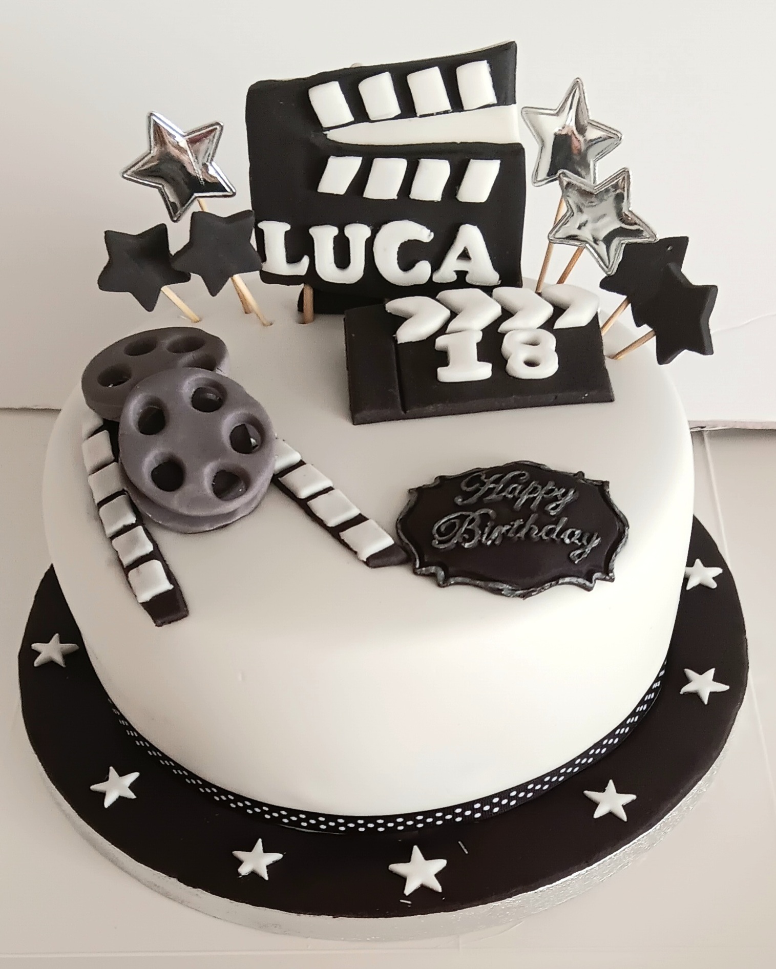 Film director inspired cake