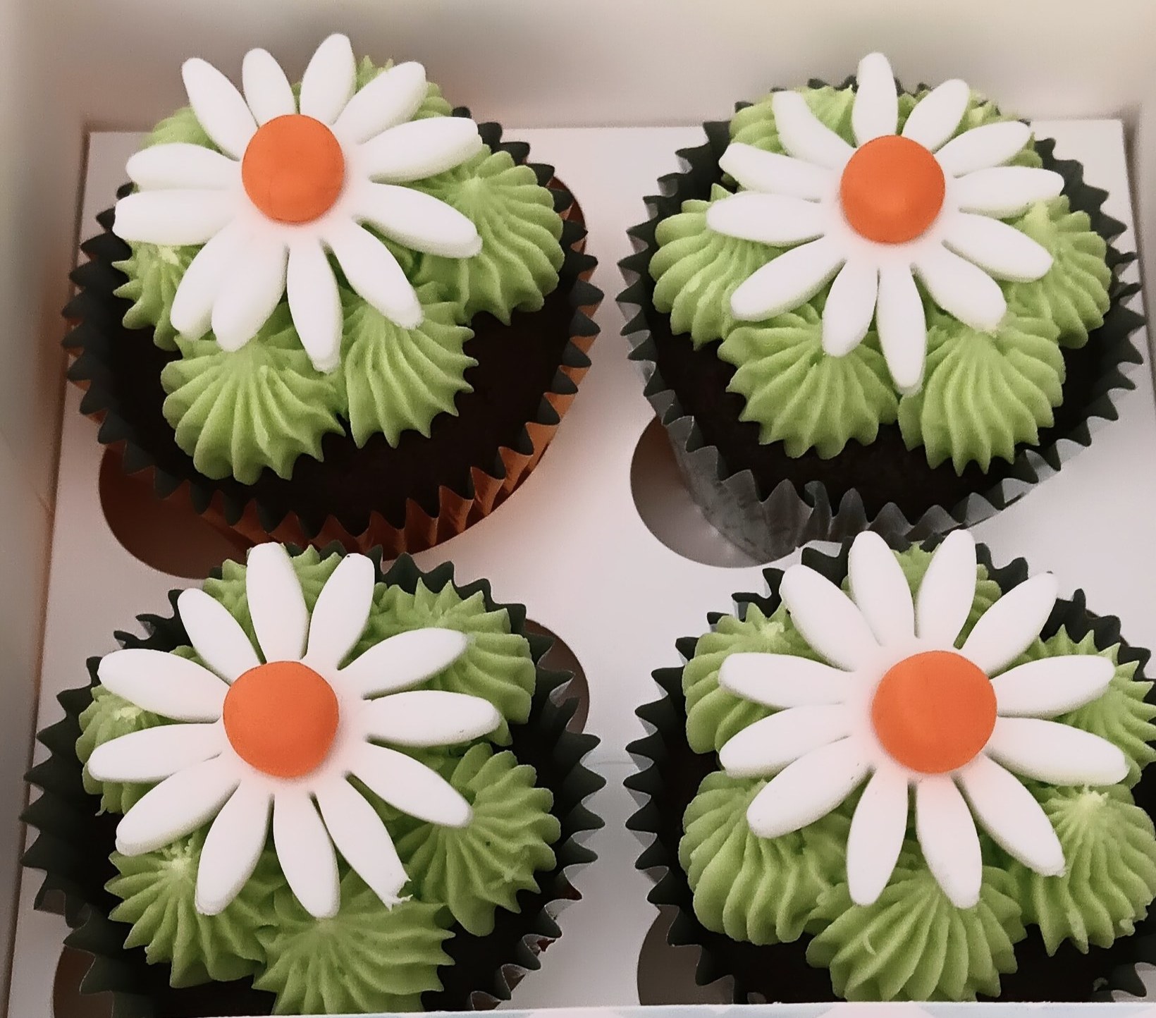 Spring inspired floral cupcakes